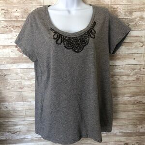 Merona beaded short sleeve  Size XL
